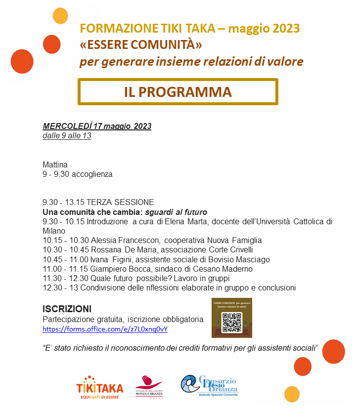 Formazione maggio 2023