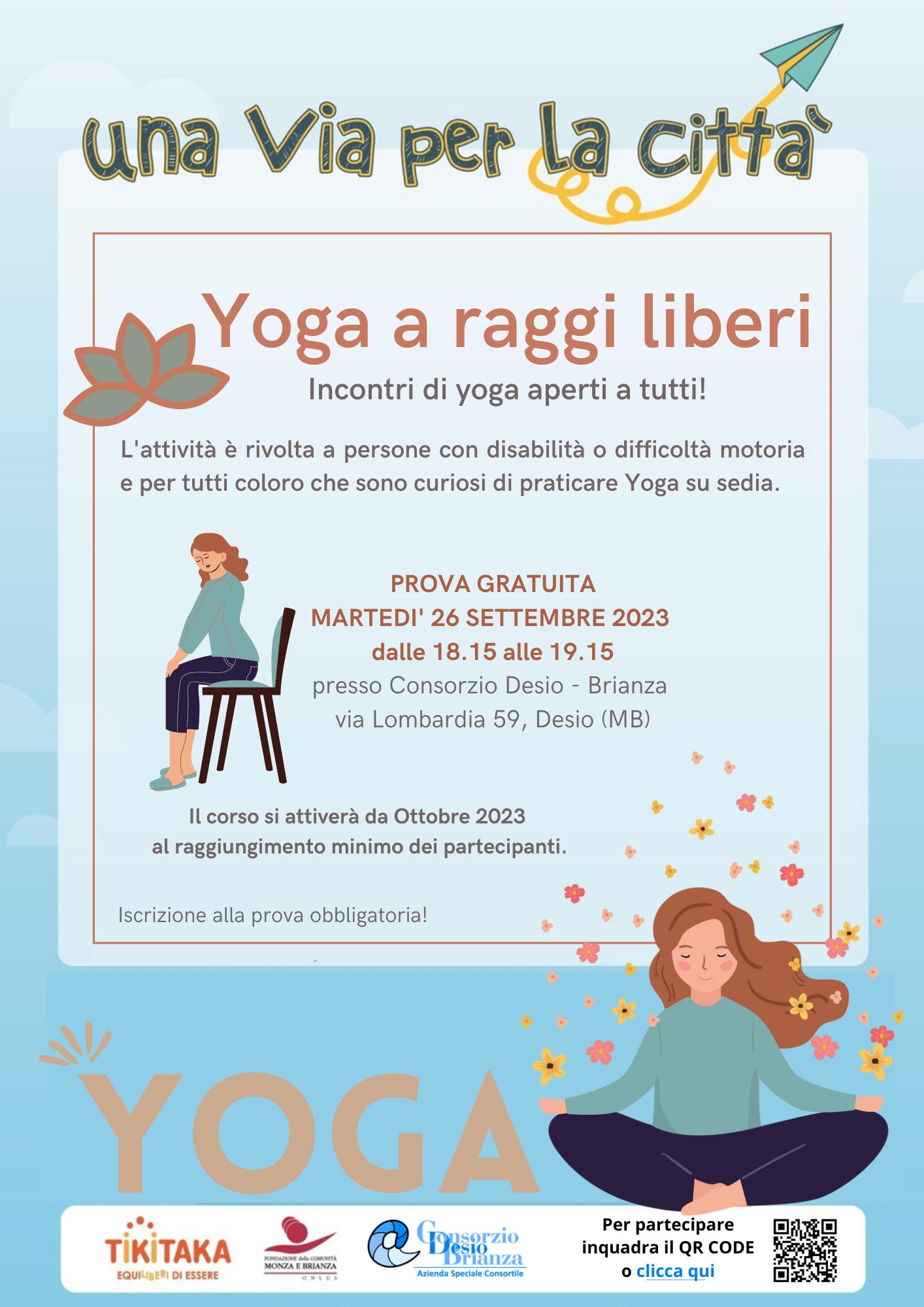 volantino yoga a raggi liberi prova settembre