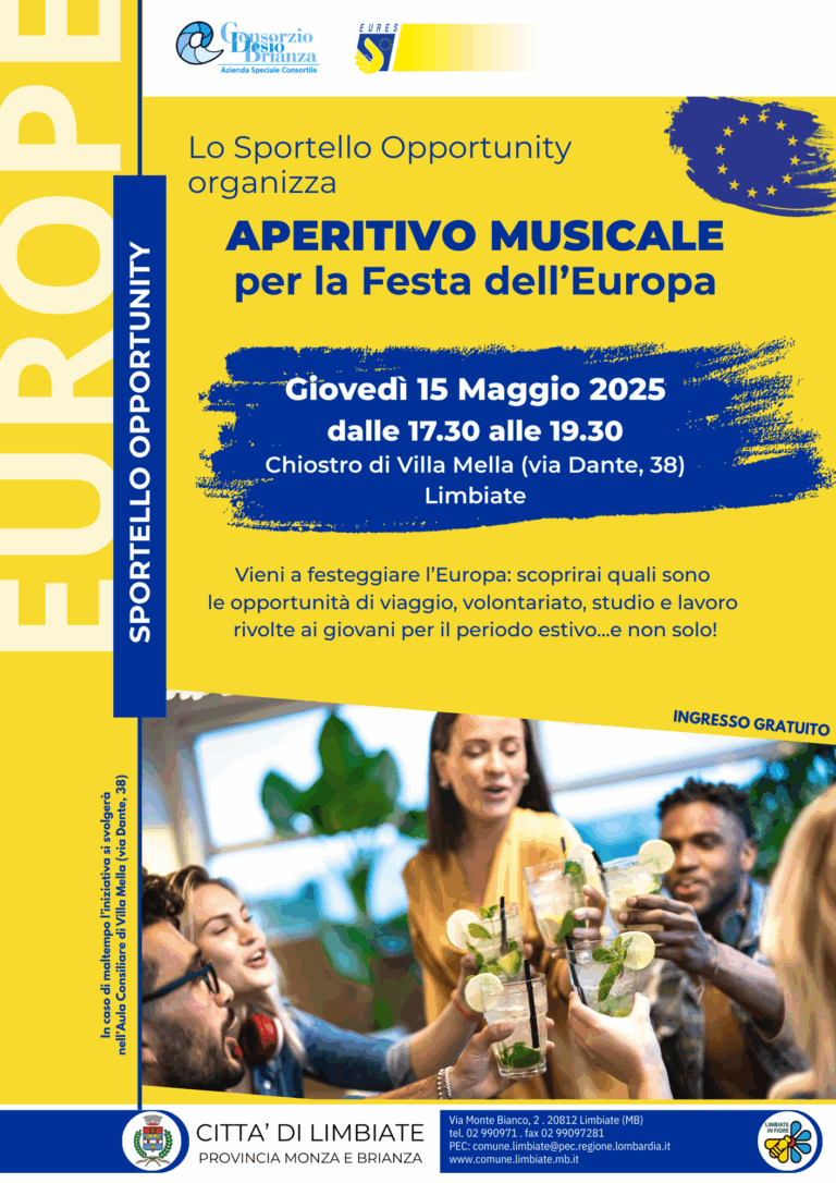 volantino aperitivo europa limbiate